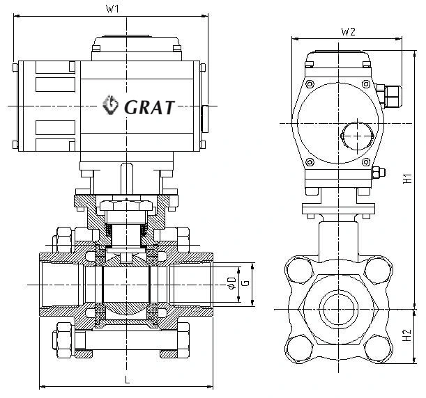 Miniature Electric Ball Valve