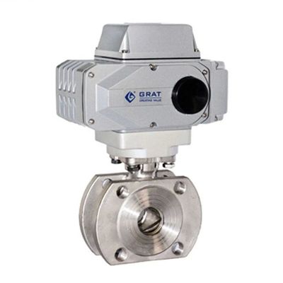 الصلب المقاوم للصدأ AC220V صمام التحكم التناسبية الكهربائية PTFE ربط اللفاف الختم