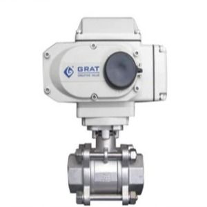 صمام التحكم الكهربائي من الفولاذ المقاوم للصدأ SS316 BSP الخيط الداخلي DC24V