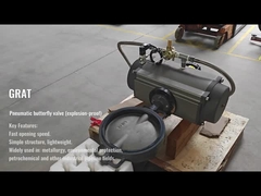 صمام الفراشة النيوماتيكي (ضد الانفجار)