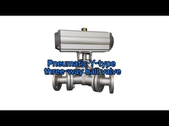 صمام كرة ثلاثي الاتجاه من النوع Y