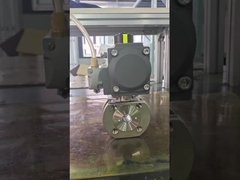 التحكم الفعال في تشغيل / إيقاف: صمام الكرة الهوائي الضيق للغاية للوسائط القاسية