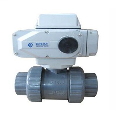 صمام الكرة UPVC IP67 نوع V صمام الكرة الكهربائي